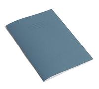 Rhino-Lote de 10 cuadernos de papel a cuadros, 80 páginas, formato A4, color azul claro