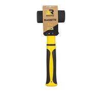 Rhino - Mazo de 1 kg con mango irrompible (trimateria), peso 1 kg, 5 años de garantía - Herramienta de impacto o percusión utilizada por los masones - Varios tamaños