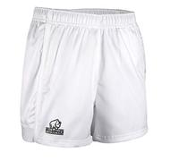 Rhino Pantalón Corto de Rugby Unisex Auckland, Blanco, XL