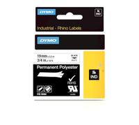 Rhino Permanent Poly industriel cassette d'étiquettes, 3/4in X 5,5 m, Blanc