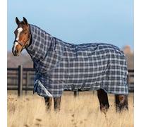 Rhino Plus Turnout lite, Navy Check/Indigo, 145