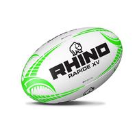 Rhino Rapide XV Rugby Training Ball 4 White 4 White