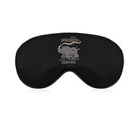 Rhino Real Unicorn Sleep Mask Night Cover Eye para mujeres y hombres BlockLight para avión, viaje, siesta, correa ajustable