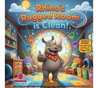 Rhino’s Rugged Room Is Clean!: A Fun Rhyming Picture Book About Cleaning Up, Small Steps, and Big Wins (The Gentle Giants)