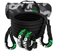 Rhino USA Cuerda Cinética (2,2cm x 9m) 13.000kg - Kit con 2 Grilletes