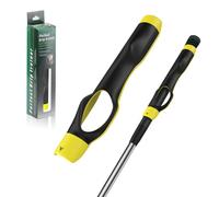 Rhino Valley Entrenador de Agarre de Golf,Ayuda de Entrenamiento de Golf para Corregir la Posición de la Mano,Mejorar la Técnica del Swing,Compatible con Todos los Palos y Tamaños de Mano, Amarillo