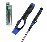 Rhino Valley Entrenador de Agarre de Golf,Ayuda de Entrenamiento de Golf para Corregir la Posición de la Mano,Mejorar la Técnica del Swing,Compatible con Todos los Palos y Tamaños de Mano,Azul y Negro