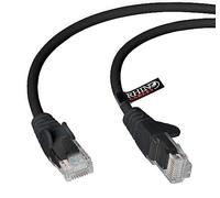 rhinocables Cable de Red Ethernet LAN Cat.5e RJ45 - Cable de conexión a Red - UTP - Compatible con Conmutador, Router, módem, Punto de Acceso, para PC, TV Box, Nintendo Switch, Router, Xbox, PS4, Servidor Nas (2m Negro)