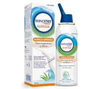 Rhinomer Alergia Spray Nasal 100% natural, Agua de mar isotónica con Aloe Vera, descongestiona y alivia en caso de alergia, Fuerza Intensa para adultos, 100 ml