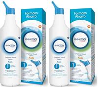 Rhinomer Spray Nasal 100% Agua de Mar, Fuerza Suave 1, Para Adultos y Niños a Partir de 1 Año, 180 ml (Paquete de 2)