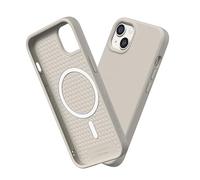 RhinoShield Case kompatibel mit [iPhone 13 Mini] | SolidSuit - MagSafe-kompatibel -Stoßdämpfende & schlanke Schutzhülle mit Premium Finish - 3.5 Meter Fallschutz - Beige Arena