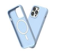 RHINOSHIELD Case kompatibel mit [iPhone 13 Pro Max] | SolidSuit - MagSafe-kompatibel -Stoßdämpfende & schlanke Schutzhülle mit Premium Finish - 3.5 Meter Fallschutz - Azul glaciar