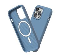 RhinoShield Case kompatibel mit [iPhone 14 Pro] | SolidSuit - MagSafe-kompatibel -Stoßdämpfende & schlanke Schutzhülle mit Premium Finish - 3.5 Meter Fallschutz - Azul Ola