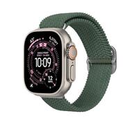 RhinoShield Correa trenzada Apple Watch Ultra 3, Ultra 2, Ultra (49mm) + Series 11, 10 (46mm) + Series 9, 8, 7 (45mm) + Series 6, 5, 4, SE 3, SE 2, SE (44mm) + Series 3, 2, 1 (42mm) - Verde