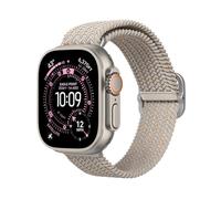 RhinoShield Correa trenzada Apple Watch Ultra 3, Ultra 2, Ultra (49mm)+ Series 11, 10 (46mm) + Series 9, 8, 7 (45mm) + Series 6, 5, 4, SE 3, SE 2, SE (44mm) + Series 3, 2, 1 (42mm) - Beige Cálido
