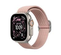 RhinoShield Correa trenzada Apple Watch Ultra 3, Ultra 2, Ultra (49mm) + Series 11, 10 (46mm) + Series 9, 8, 7 (45mm) + Series 6, 5, 4, SE 3, SE 2, SE (44mm) + Series 3, 2, 1 (42mm) - Rosa