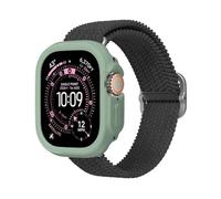 RhinoShield Funda Bumper compatible con Apple Watch Ultra 3 / Ultra 2 / Ultra [49 mm] | Funda protectora delgada, ligera y antimpactos - Verde Salvia
