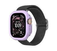 RhinoShield Funda Bumper compatible con Apple Watch Ultra 3 / Ultra 2 / Ultra [49 mm] | Funda protectora delgada, ligera y antimpactos - Violeta