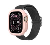 RhinoShield Funda Bumper compatible con Apple Watch Ultra 3 / Ultra 2 / Ultra [49 mm] | Funda protectora delgada, ligera y antimpactos - Rosa