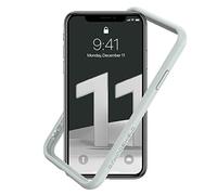 RhinoShield Funda Bumper Compatible con iPhone 11 | CrashGuard NX - Super Resistente y Personalizable - Gris Platino