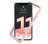 RhinoShield Funda Bumper Compatible con iPhone 11 | CrashGuard NX - Super Resistente y Personalizable - Rosa Claro