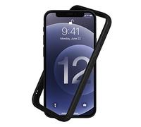 RhinoShield Funda Bumper Compatible con [iPhone 12/12 Pro] | CrashGuard NX - Carcasa con Tecnología de Absorción de Golpes - Resistente a Impactos de más de 3.5 Metros - Negro