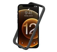 RhinoShield Funda Bumper Compatible con [iPhone 12/12 Pro] | CrashGuard NX - Carcasa con Tecnología de Absorción de Golpes - Resistente a Impactos de más de 3.5 Metros - Grafito