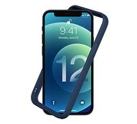 RhinoShield Funda Bumper Compatible con [iPhone 12 Pro MAX] | CrashGuard NX - Carcasa con Tecnología de Absorción de Golpes - Resistente a Impactos de más de 3.5 Metros - Azul Marino