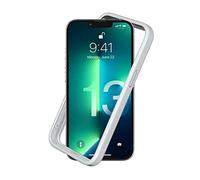 RhinoShield Funda Bumper Compatible con [iPhone 13/13 Pro] | CrashGuard NX - Carcasa con Tecnología de Absorción de Golpes - Resistente a Impactos de más de 3.5 Metros - Gris Platino