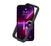 RhinoShield Funda Bumper Compatible con [iPhone 13/13 Pro] | CrashGuard NX - Carcasa con Tecnología de Absorción de Golpes - Resistente a Impactos de más de 3.5 Metros - Grafito