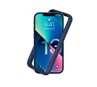 RhinoShield Funda Bumper Compatible con [iPhone 13 Mini] | CrashGuard NX - Carcasa con Tecnología de Absorción de Golpes - Resistente a Impactos de más de 3.5 Metros - Azul Marino
