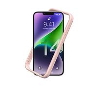 RhinoShield Funda Bumper Compatible con [iPhone 14] | CrashGuard NX - Funda con Tecnología de Absorción de Golpes - Resistente a Impactos de más de 3.5 Metros - Rosa