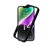 RhinoShield Funda Bumper Compatible con [iPhone 14] | CrashGuard NX - Funda con Tecnología de Absorción de Golpes - Resistente a Impactos de más de 3.5 Metros - Negro