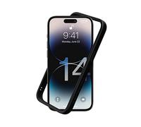 RHINOSHIELD Funda Bumper compatible con [iPhone 14 Pro] | CrashGuard NX - Funda con Tecnología de Absorción de Golpes - Resistente a Impactos de más de 3.5 Metros - Negro
