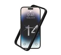 RhinoShield Funda Bumper Compatible con [iPhone 14 Pro MAX] | CrashGuard NX - Funda con Tecnología de Absorción de Golpes - Resistente a Impactos de más de 3.5 Metros - Negro