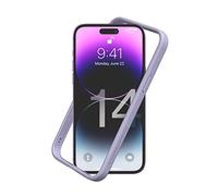 RhinoShield Funda Bumper Compatible con [iPhone 14 Pro MAX] | CrashGuard NX - Funda con Tecnología de Absorción de Golpes - Resistente a Impactos de más de 3.5 Metros - Lavanda