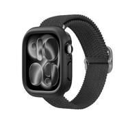 RhinoShield Funda Bumper compatible con Apple Watch Series 11/10 [46mm] | Funda protectora delgada, ligera y antimpactos - Negro