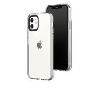 RhinoShield Funda Clear Compatible con [iPhone 12/12 Pro] | Resistencia Avanzada al Amarilleamiento, Alta Transparencia, Funda de móvil Personalizable de Alta protección - Anillo de Cámara Negro
