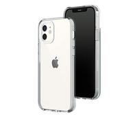 Funda Clear de RHINOSHIELD Compatible con [iPhone 12/12 Pro] | Resistencia Avanzada al Amarilleamiento, Alta Transparencia, Funda de móvil Personalizable de Alta protección - Anillo de Cámara Blanco