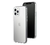 RhinoShield Funda Clear Compatible con [iPhone 12 Pro MAX] | Resistencia Avanzada al Amarilleamiento, Alta Transparencia, Funda de Alta protección - Anillo de Cámara Azul Cobalto