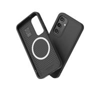 RhinoShield Funda Compatible con [Galaxy S24] | SolidSuit Compatible con MagSafe - Funda con Tecnología de Absorción de Golpes - Resistente a Impactos de más de 3.5 Metros -Negro