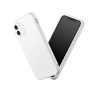 RhinoShield Funda Compatible con [iPhone 11] | SolidSuit-Funda con Tecnología de Absorción de Golpes - Resistente a Impactos de más de 3.5 Metros - Anillos de Cámara Intercambiables - Blanco Clásico