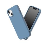 RhinoShield Funda Compatible con [iPhone 13/14] | SolidSuit - Funda con Tecnología de Absorción de Golpes - Resistente a Impactos de más de 3.5 Metros - Azul Ola