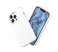 RhinoShield Funda Compatible con iPhone 13 Pro | SolidSuit-Funda con Tecnología de Absorción de Golpes-Resistente a Impactos de más de 3.5 Metros - Blanco Clásico
