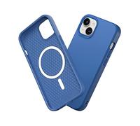 RhinoShield Funda Compatible con [iPhone 14/13] | SolidSuit Compatible con MagSafe - Funda con Tecnología de Absorción de Golpes - Resistente a Impactos de más de 3.5 Metros - Azul Cobalto
