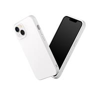RhinoShield Funda Compatible con [iPhone 14/13] | SolidSuit - Funda con Tecnología de Absorción de Golpes - Resistente a Impactos de más de 3.5 Metros - Blanco Clásico