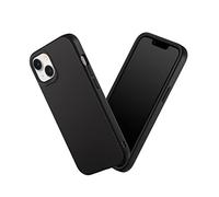 RhinoShield Funda Compatible con [iPhone 14/13] | SolidSuit - Funda con Tecnología de Absorción de Golpes - Resistente a Impactos de más de 3.5 Metros - Negro Clásico