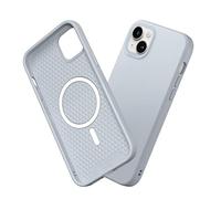 RhinoShield Funda Compatible con [iPhone 14 Plus] | SolidSuit Compatible con MagSafe - Funda con Tecnología de Absorción de Golpes - Resistente a Impactos de más de 3.5 Metros - Gris Ceniza