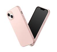 RhinoShield Funda Compatible con [iPhone 14 Plus] | SolidSuit - Funda con Tecnología de Absorción de Golpes - Resistente a Impactos de más de 3.5 Metros - Rosa