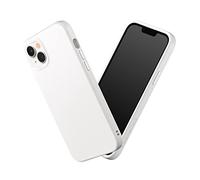 RhinoShield Funda Compatible con [iPhone 14 Plus] | SolidSuit - Funda con Tecnología de Absorción de Golpes - Resistente a Impactos de más de 3.5 Metros - Blanco Clásico